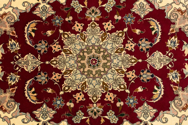 Persisk tæppe - Tabriz - Royal - 146 x 100 cm - rød