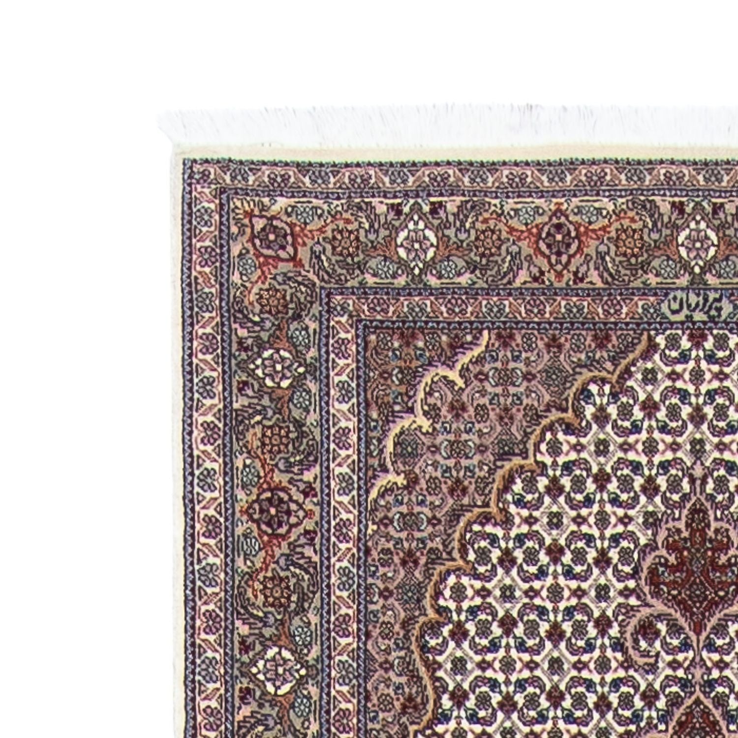 Løber Persisk tæppe - Tabriz - 405 x 83 cm - flerfarvet
