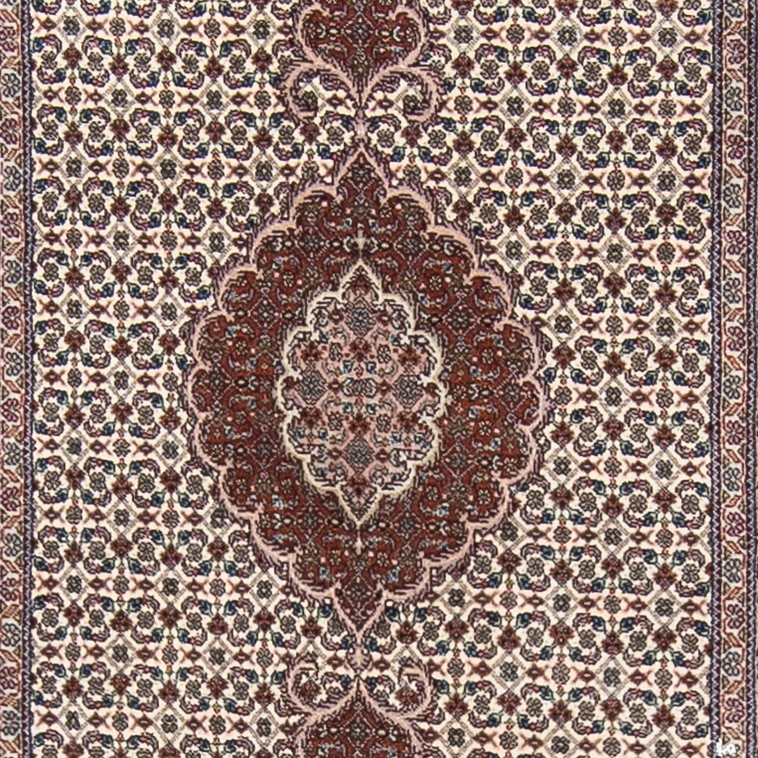 Løber Persisk tæppe - Tabriz - 402 x 82 cm - flerfarvet
