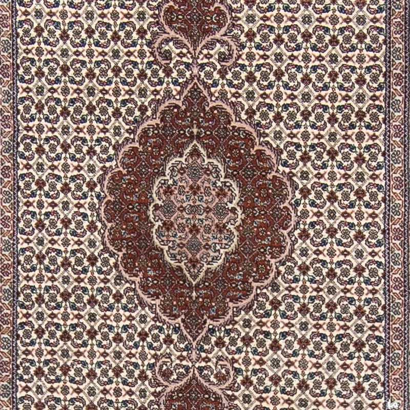 Løber Persisk tæppe - Tabriz - 402 x 82 cm - flerfarvet