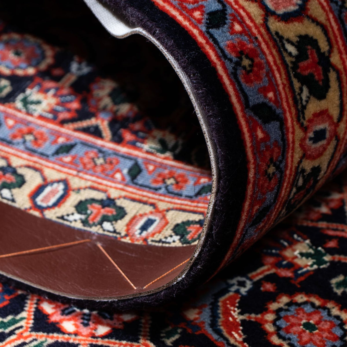 Løber Persisk tæppe - Tabriz - 203 x 63 cm - rust