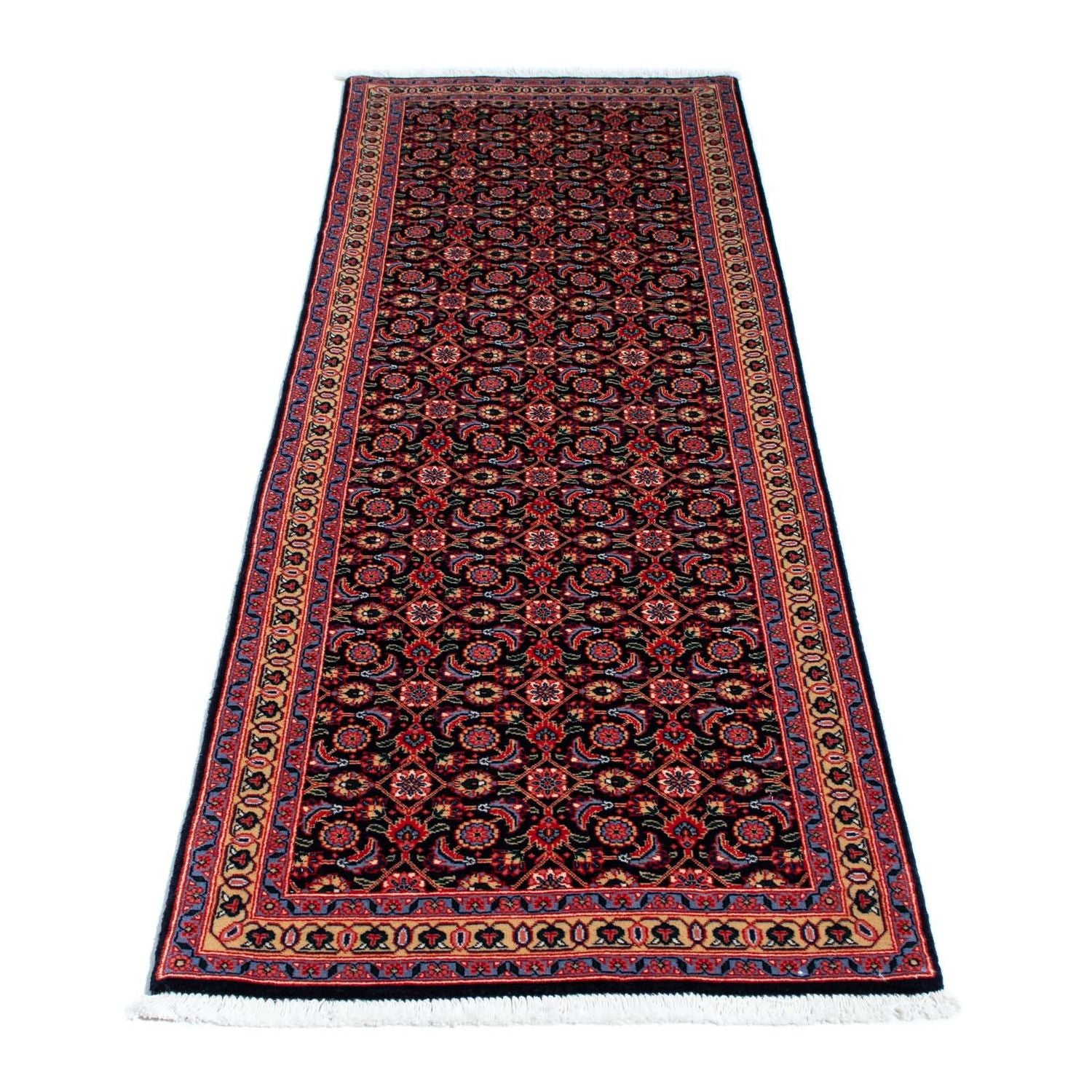 Løber Persisk tæppe - Tabriz - 203 x 63 cm - rust