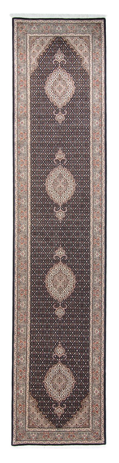 Løber Persisk tæppe - Tabriz - 389 x 83 cm - flerfarvet