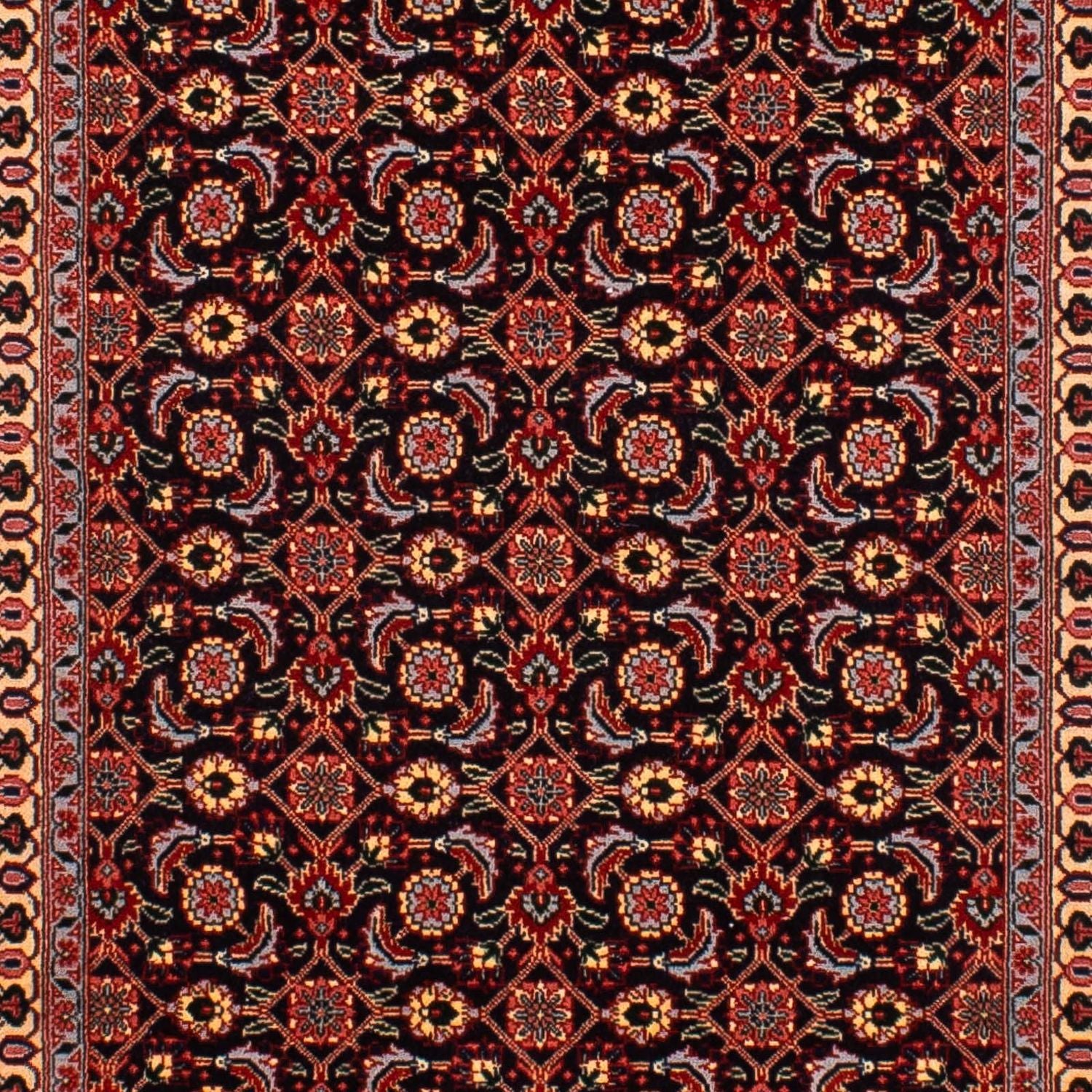Løber Persisk tæppe - Tabriz - 293 x 74 cm - brun