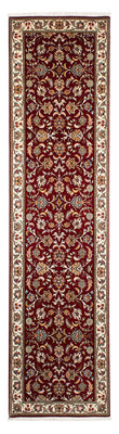 Løber Persisk tæppe - Tabriz - Royal - 322 x 85 cm - mørkerød