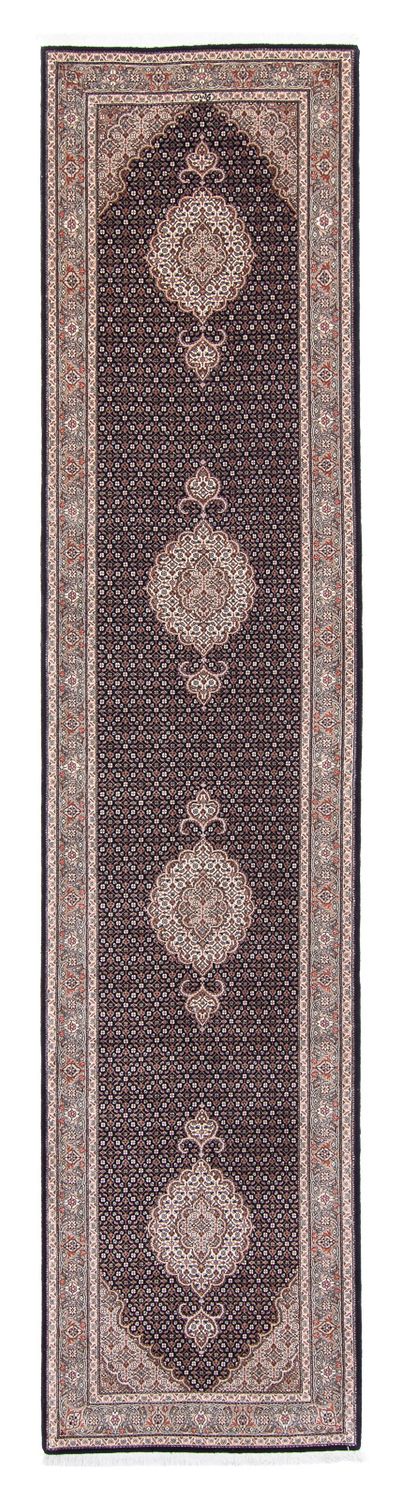 Løber Persisk tæppe - Tabriz - 387 x 82 cm - flerfarvet