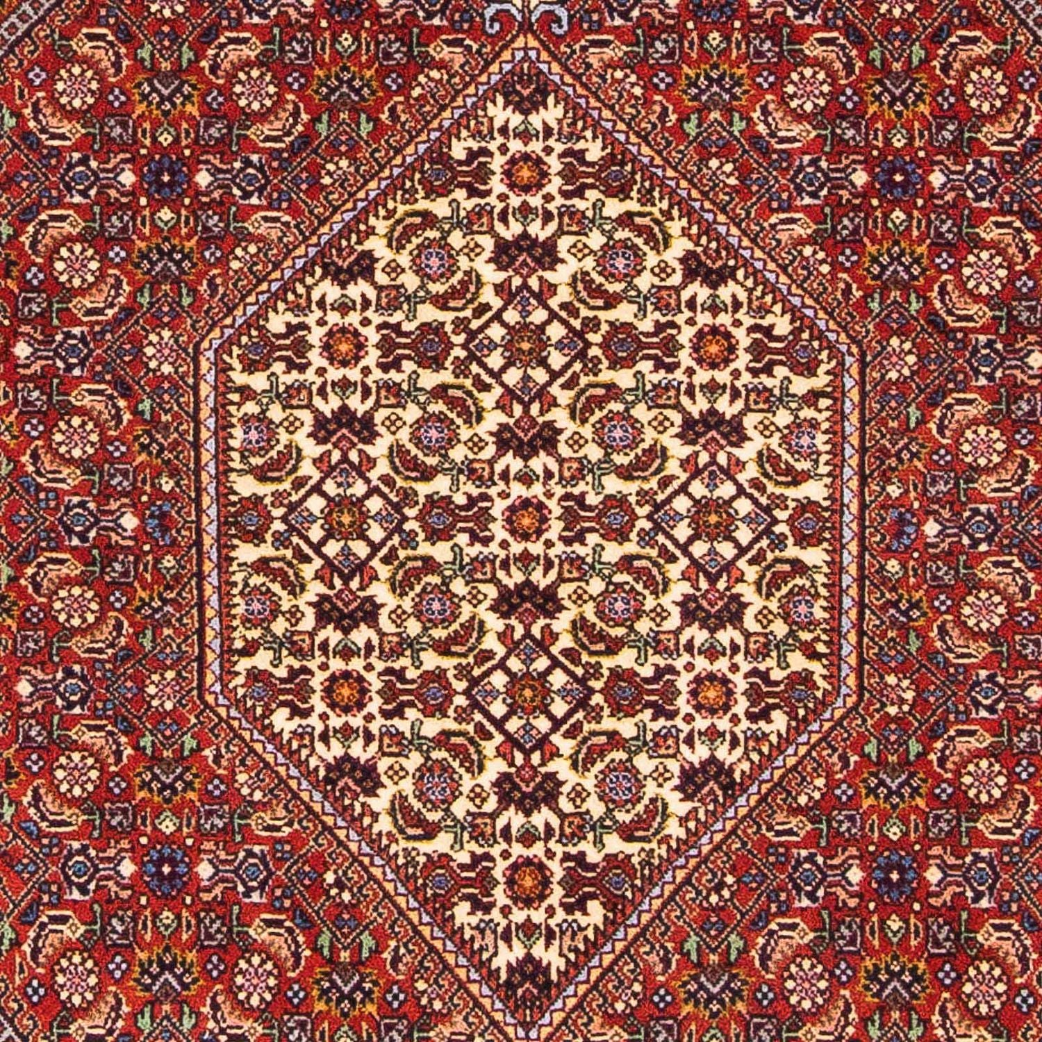 Persisk tæppe - Bijar - 168 x 108 cm - mørkeblå