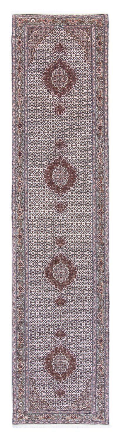 Løber Persisk tæppe - Tabriz - 405 x 83 cm - flerfarvet