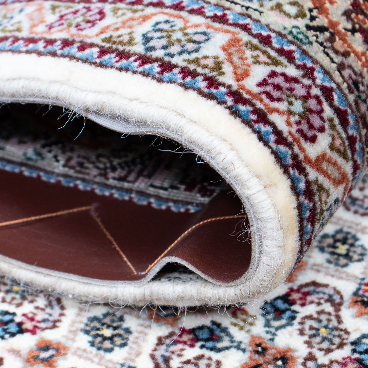 Løber Persisk tæppe - Tabriz - 405 x 83 cm - flerfarvet