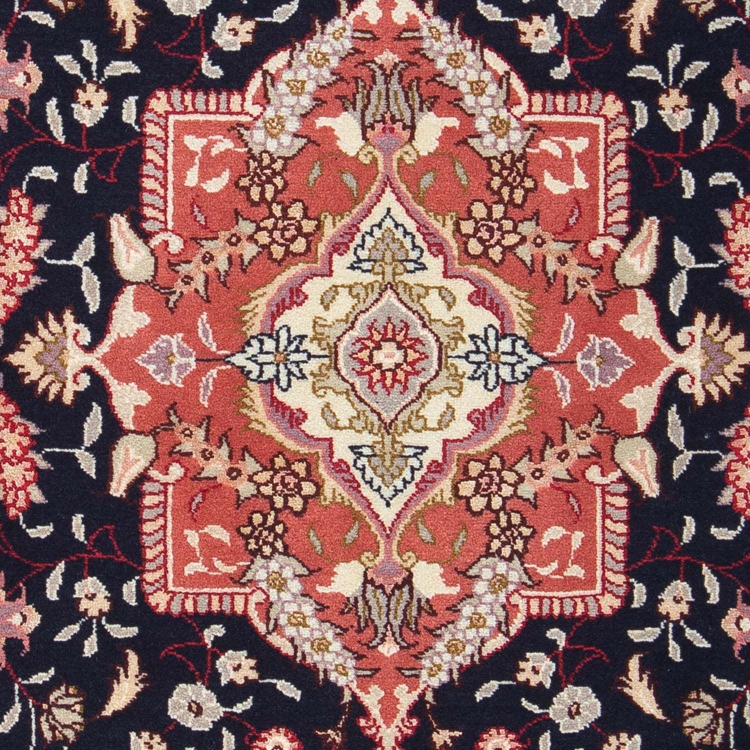 Persisk tæppe - Tabriz - Royal - 92 x 61 cm - mørkeblå