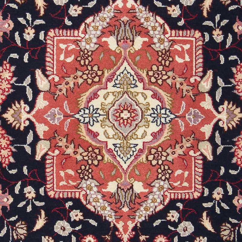 Persisk tæppe - Tabriz - Royal - 92 x 61 cm - mørkeblå