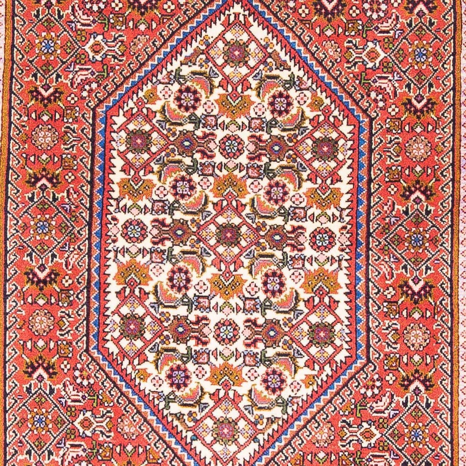 Løber Persisk tæppe - Bijar - 182 x 106 cm - rød