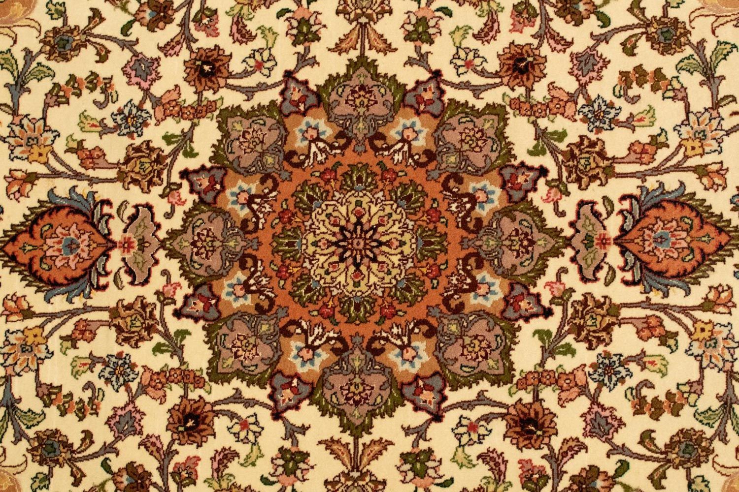 Persisk tæppe - Tabriz - Royal - 158 x 102 cm - beige
