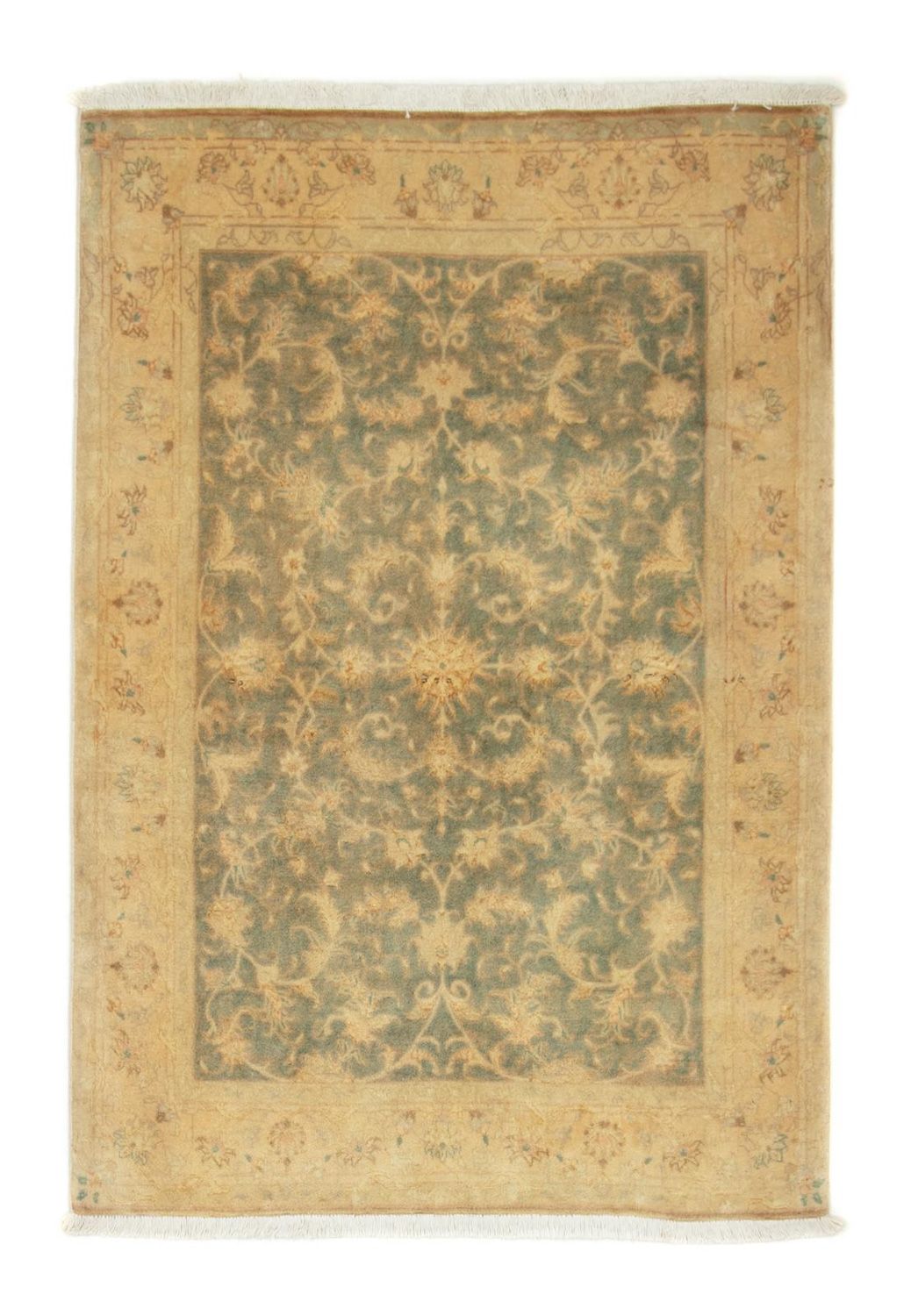 Persisk tæppe - Tabriz - Royal - 144 x 99 cm - grøn