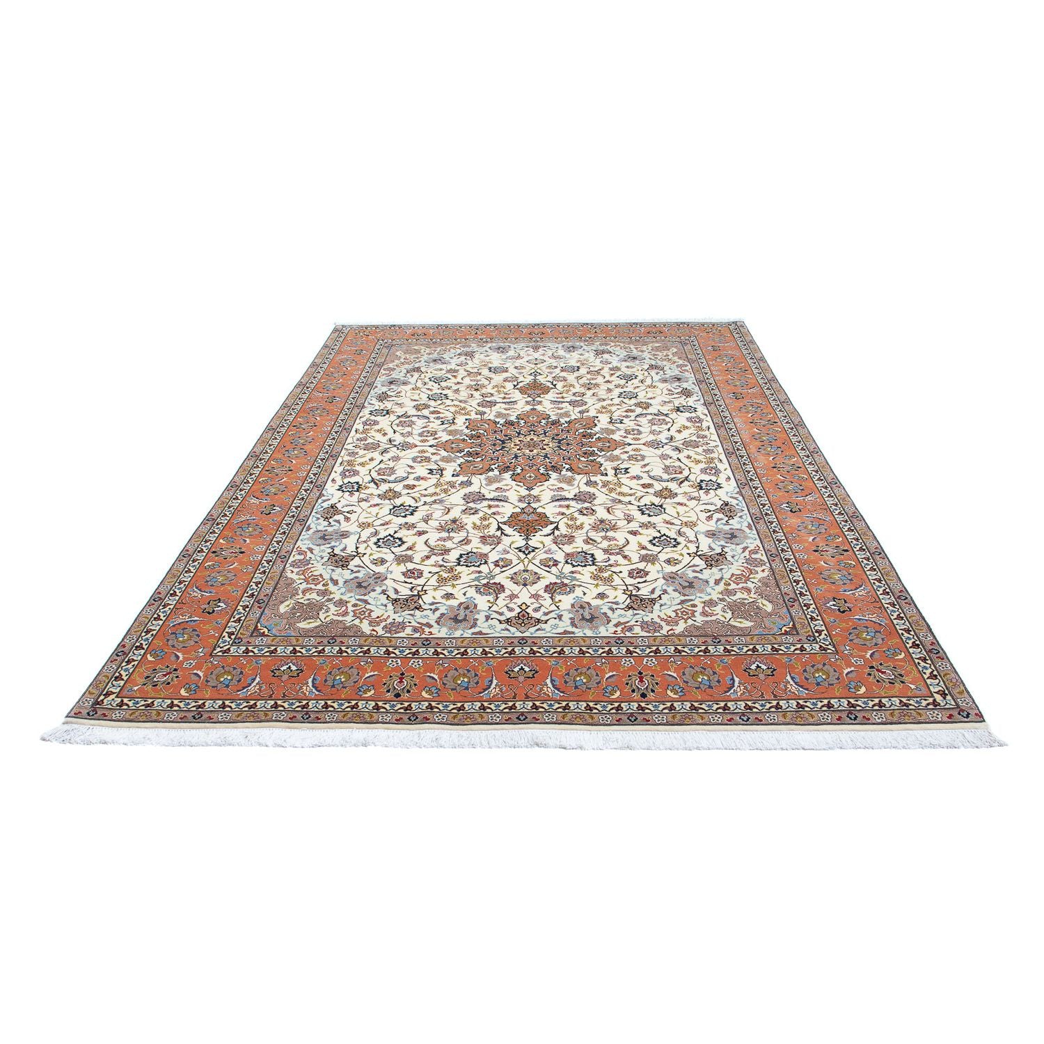 Persisk tæppe - Tabriz - Royal - 298 x 200 cm - beige