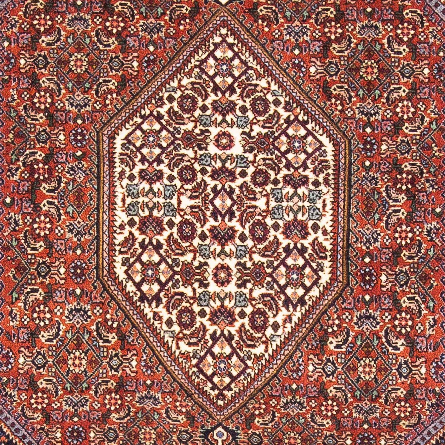 Persisk tæppe - Bijar - 152 x 105 cm - rød