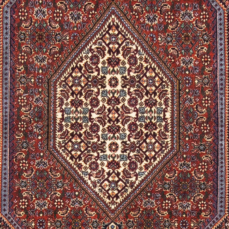 Persisk tæppe - Bijar - 153 x 105 cm - mørkeblå