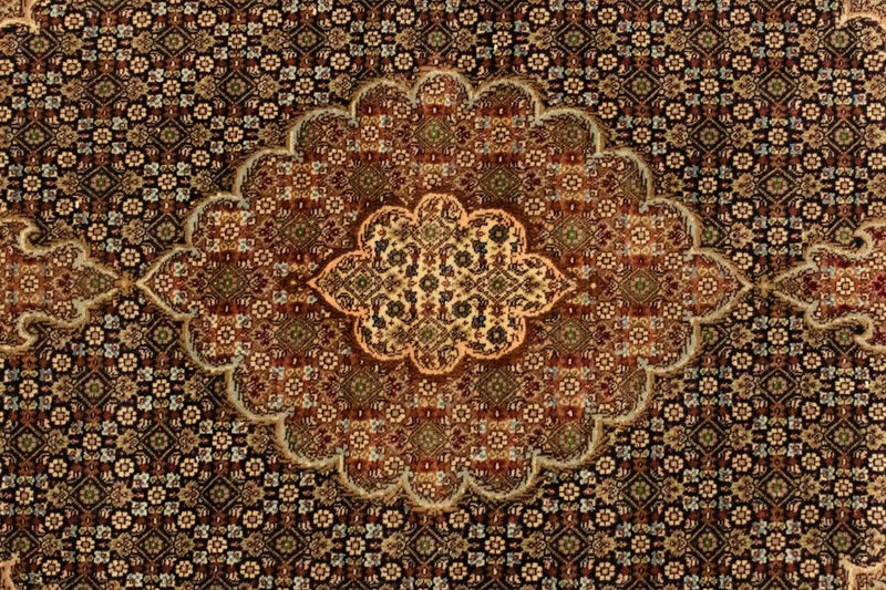 Persisk tæppe - Tabriz - Royal - 150 x 100 cm - sort