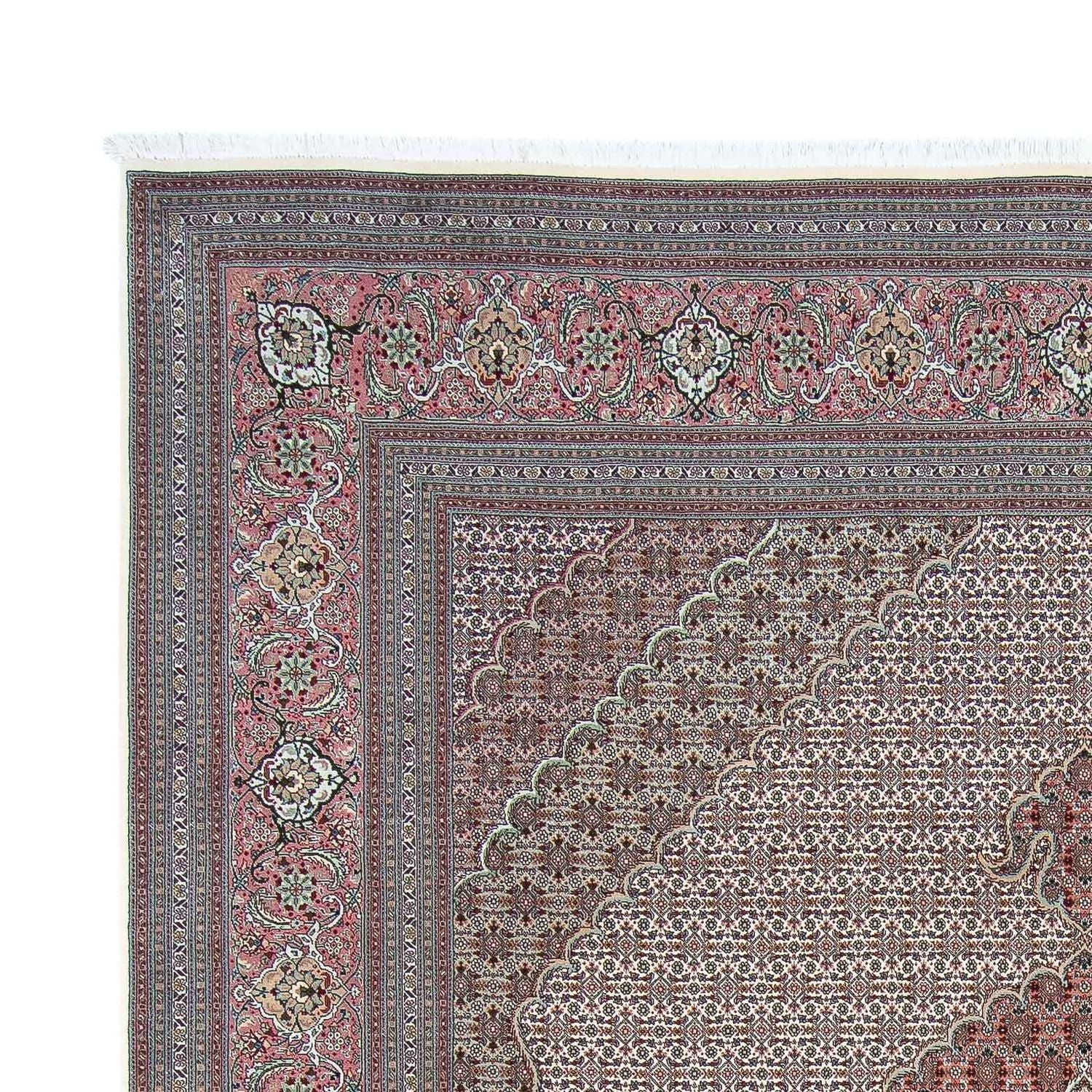 Persisk tæppe - Tabriz - 300 x 252 cm - flerfarvet