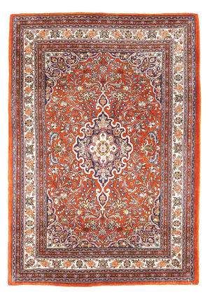 Persisk tæppe - Bijar - 152 x 110 cm - rød