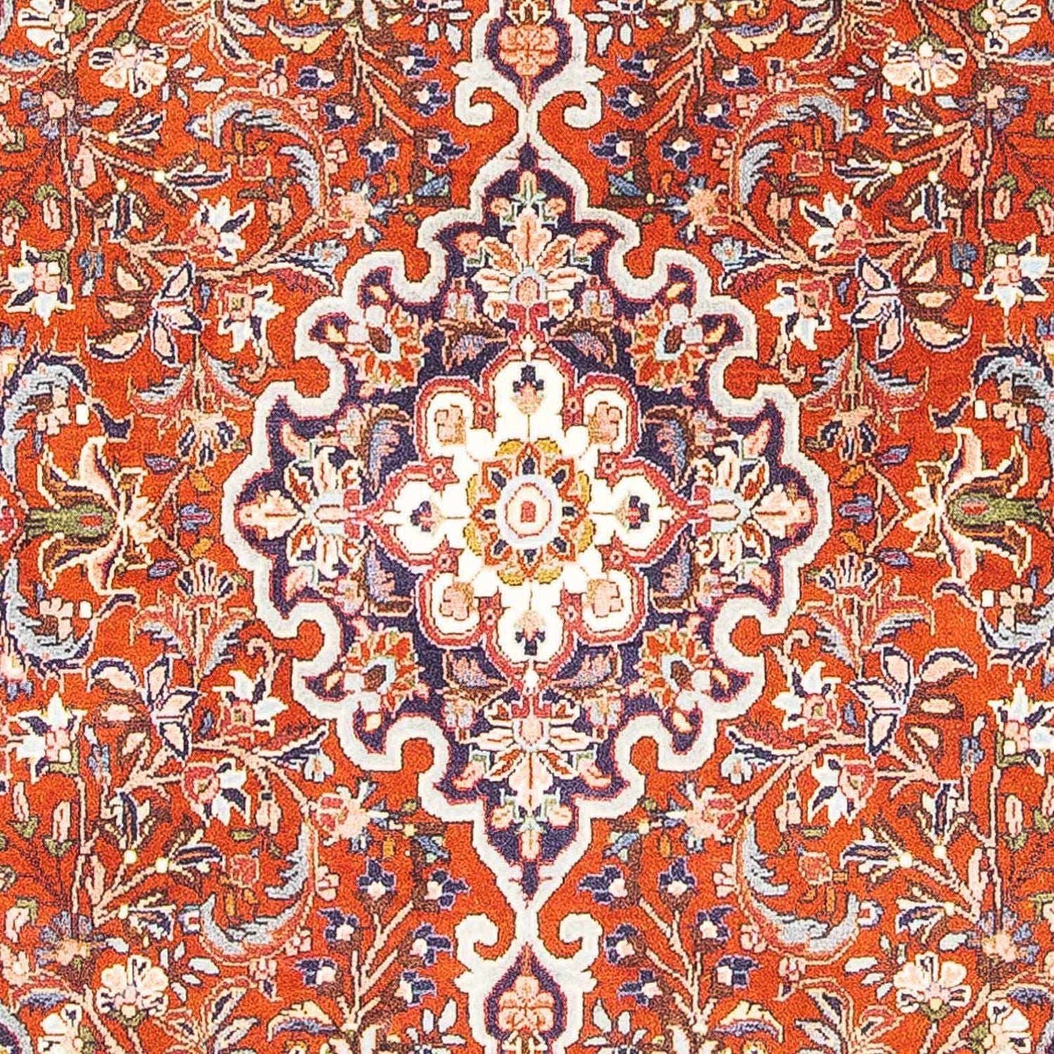 Persisk tæppe - Bijar - 152 x 110 cm - rød