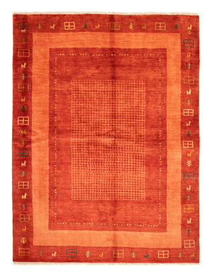 Gabbeh-tæppe - Persisk - 232 x 170 cm - rød