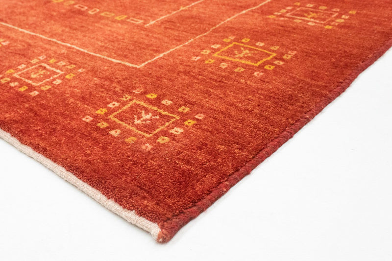 Gabbeh-tæppe - Persisk - 194 x 150 cm - rød
