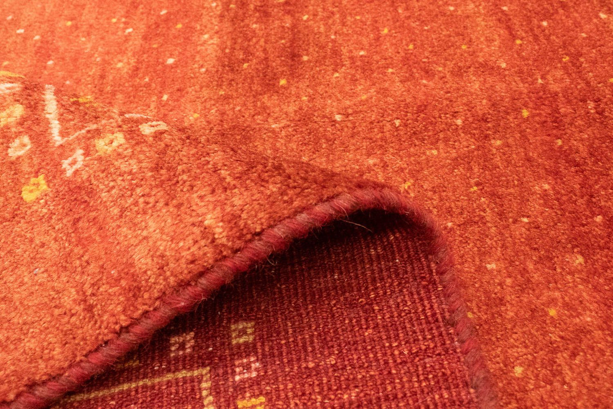 Gabbeh-tæppe - Persisk - 194 x 150 cm - rød