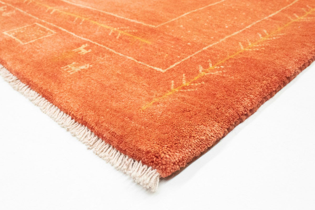 Gabbeh-tæppe - Persisk - 202 x 151 cm - rust