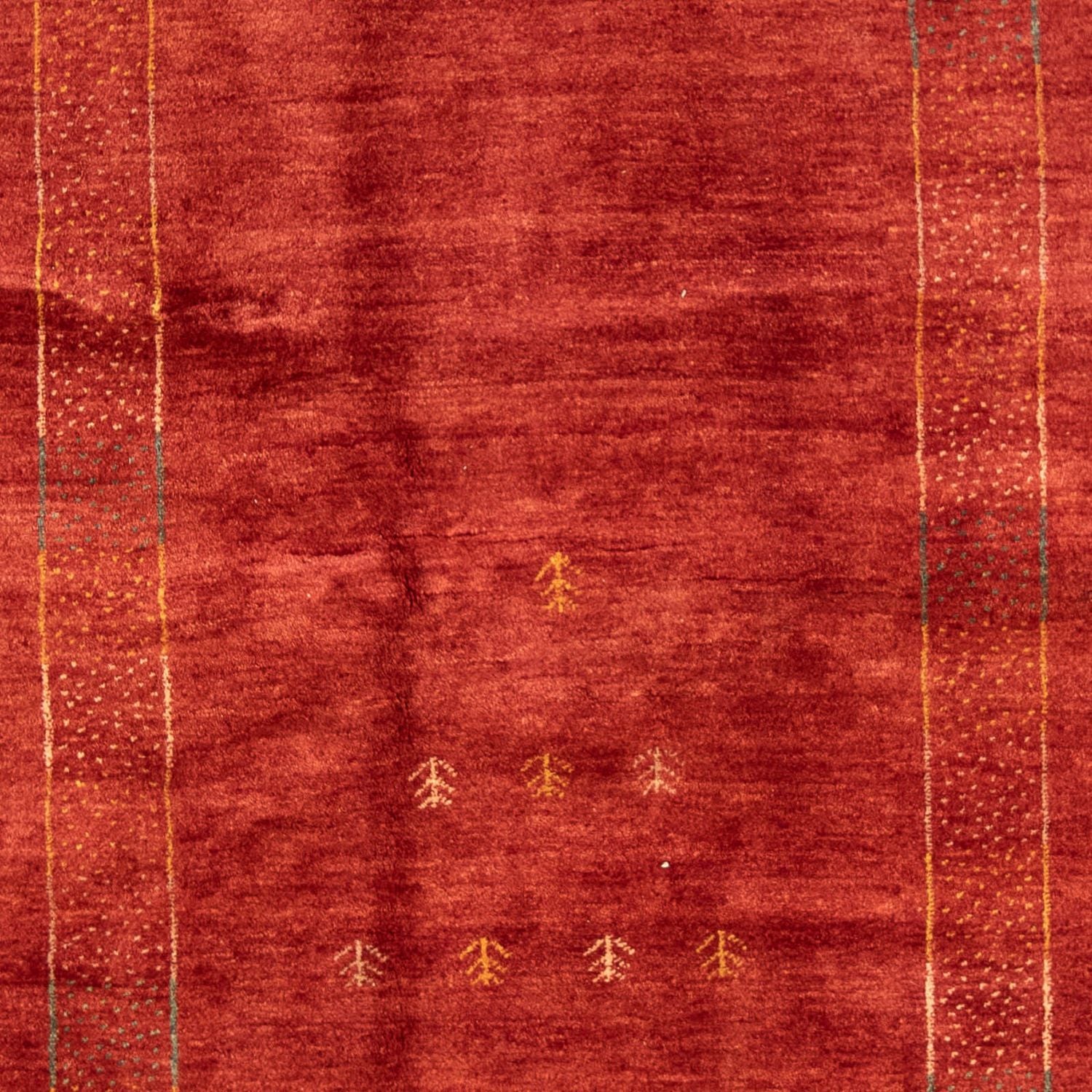 Gabbeh-tæppe - Persisk - 229 x 173 cm - mørkerød