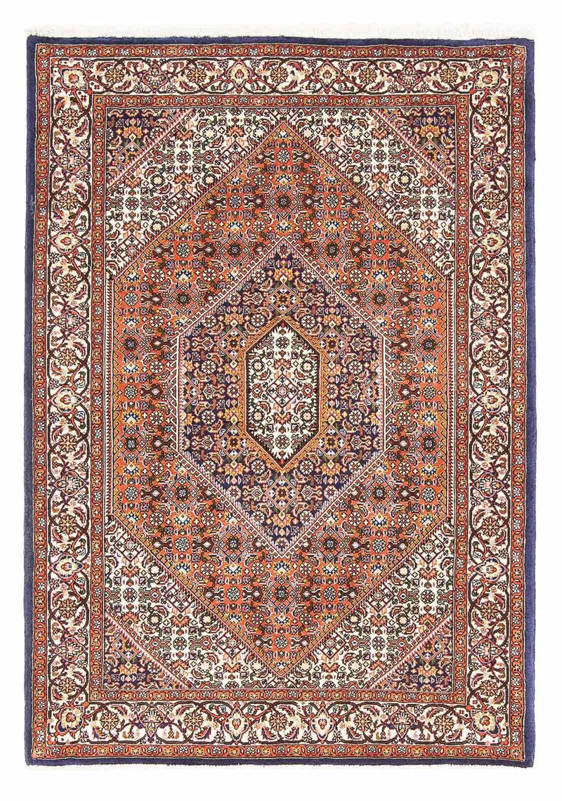 Persisk tæppe - Bijar - 164 x 112 cm - blå