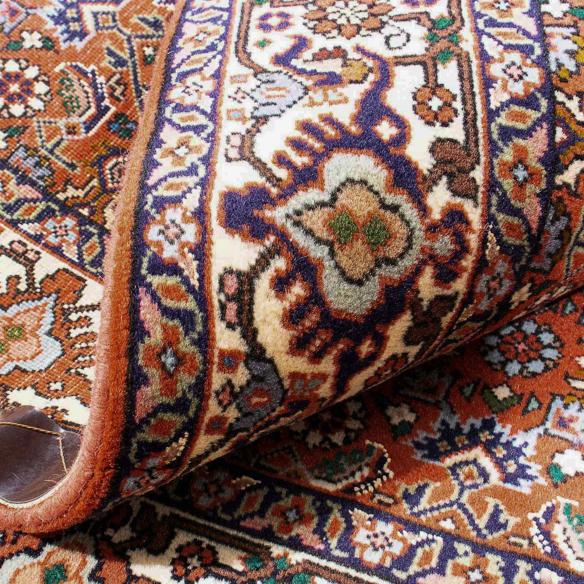 Persisk tæppe - Bijar - 160 x 110 cm - orange