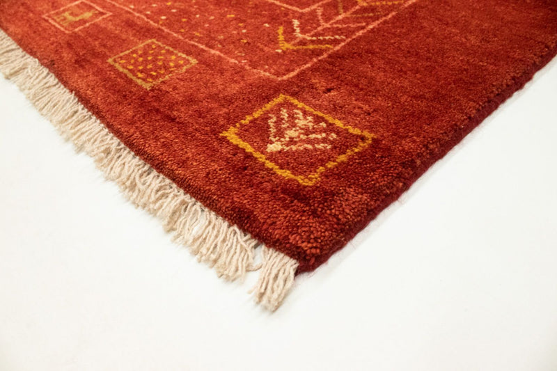 Gabbeh-tæppe - Persisk - 240 x 168 cm - rød