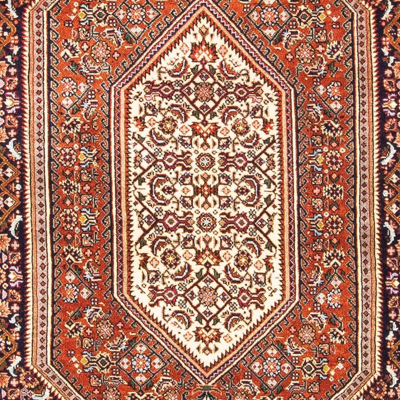 Persisk tæppe - Bijar - 153 x 108 cm - lysrød