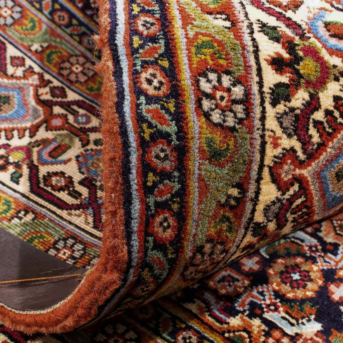 Persisk tæppe - Bijar - 153 x 108 cm - lysrød