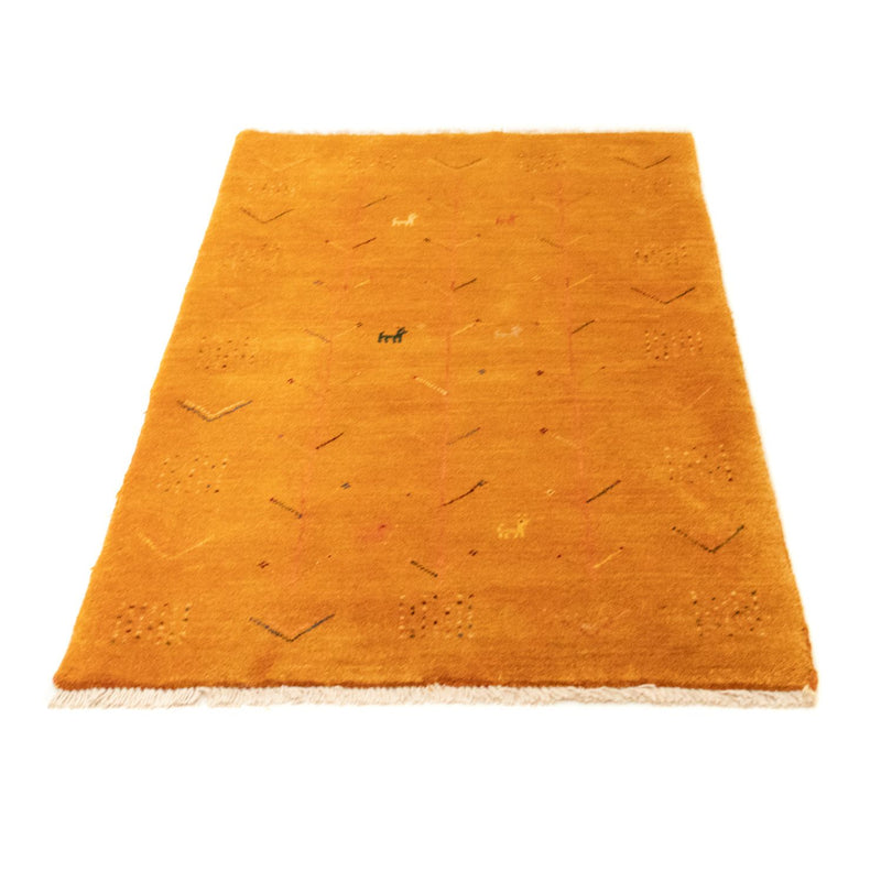 Gabbeh-tæppe - Persisk - 130 x 81 cm - guld