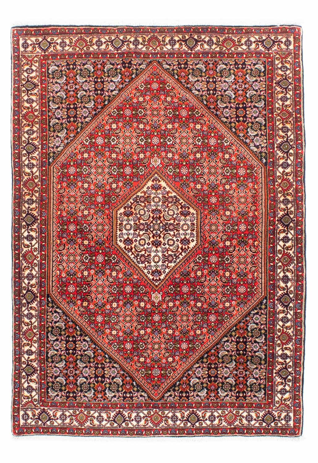Persisk tæppe - Bijar - 173 x 112 cm - rød