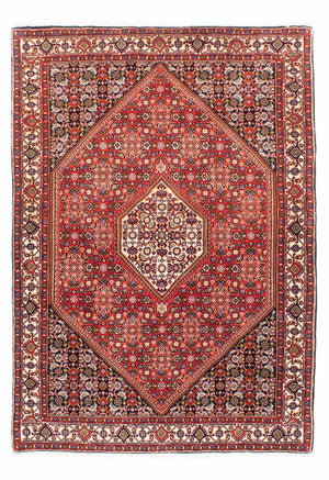 Persisk tæppe - Bijar - 173 x 112 cm - rød