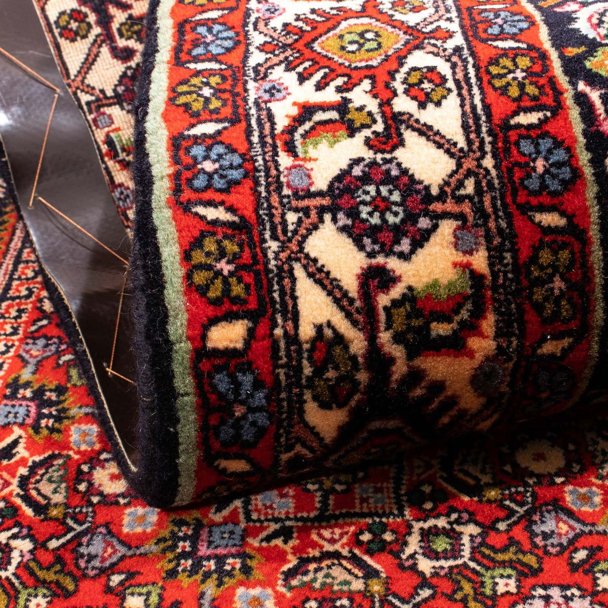 Persisk tæppe - Bijar - 173 x 112 cm - rød