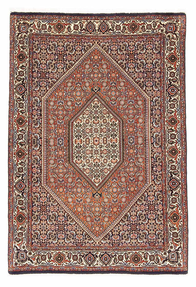 Persisk tæppe - Bijar - 150 x 108 cm - rød