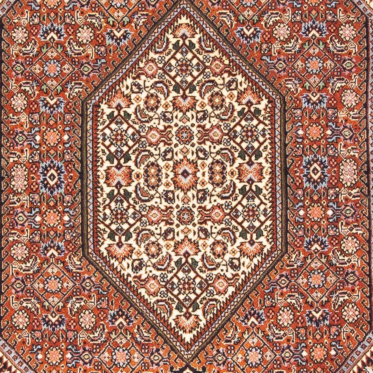 Persisk tæppe - Bijar - 150 x 108 cm - rød