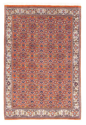 Persisk tæppe - Bijar - 132 x 87 cm - rød