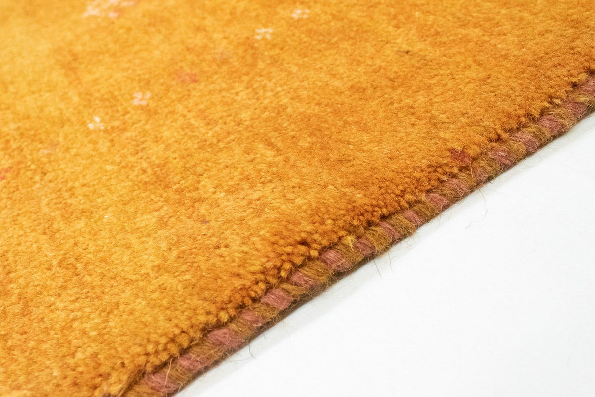 Gabbeh-tæppe - Persisk - 187 x 147 cm - guld
