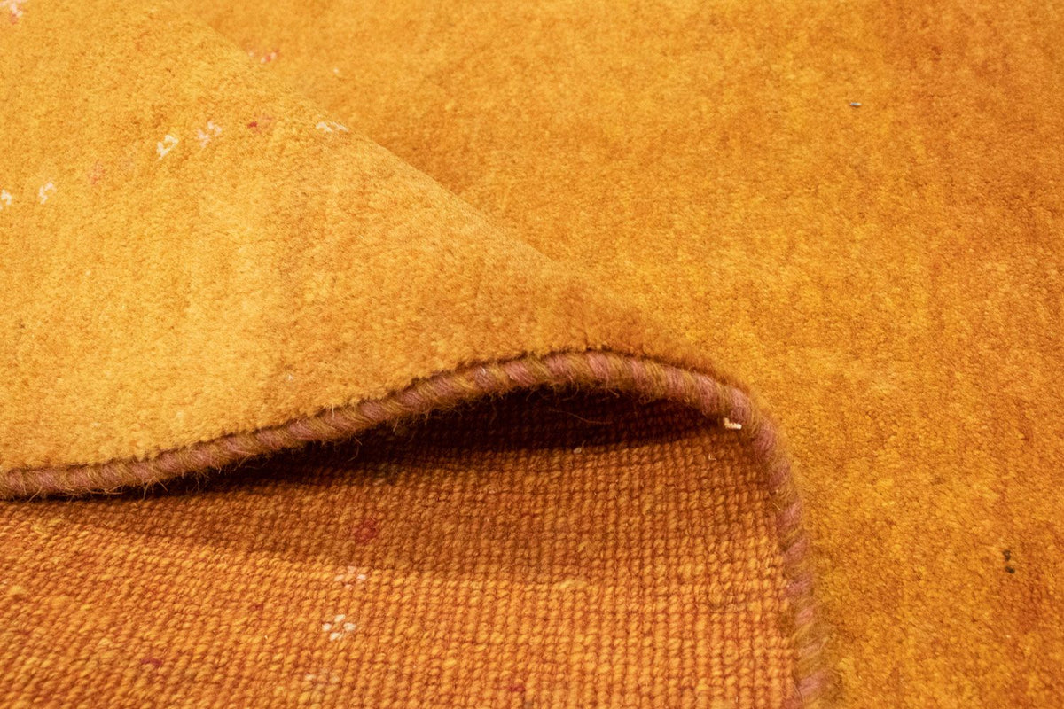 Gabbeh-tæppe - Persisk - 187 x 147 cm - guld