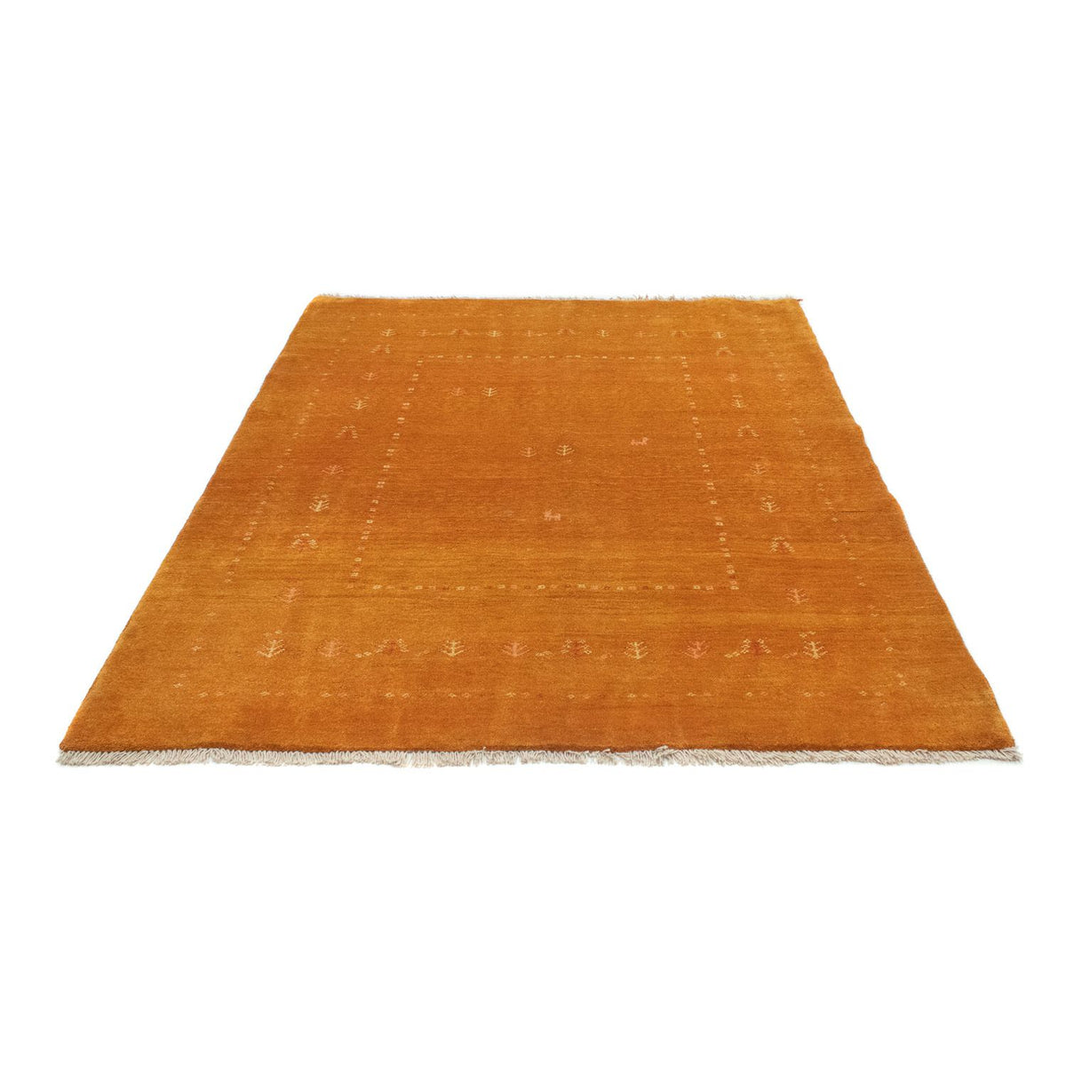 Gabbeh-tæppe - Persisk - 187 x 147 cm - guld