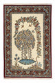 Qom Tæppe 135x205cm - Persisk tæppe