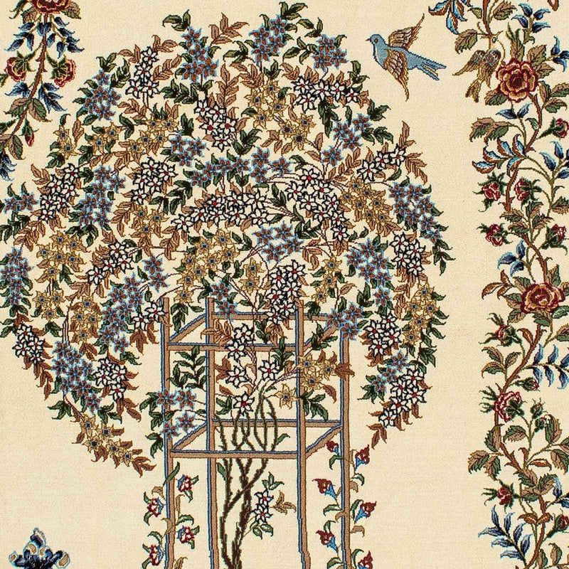 Persisk tæppe - Ghom - 205 x 135 cm - beige