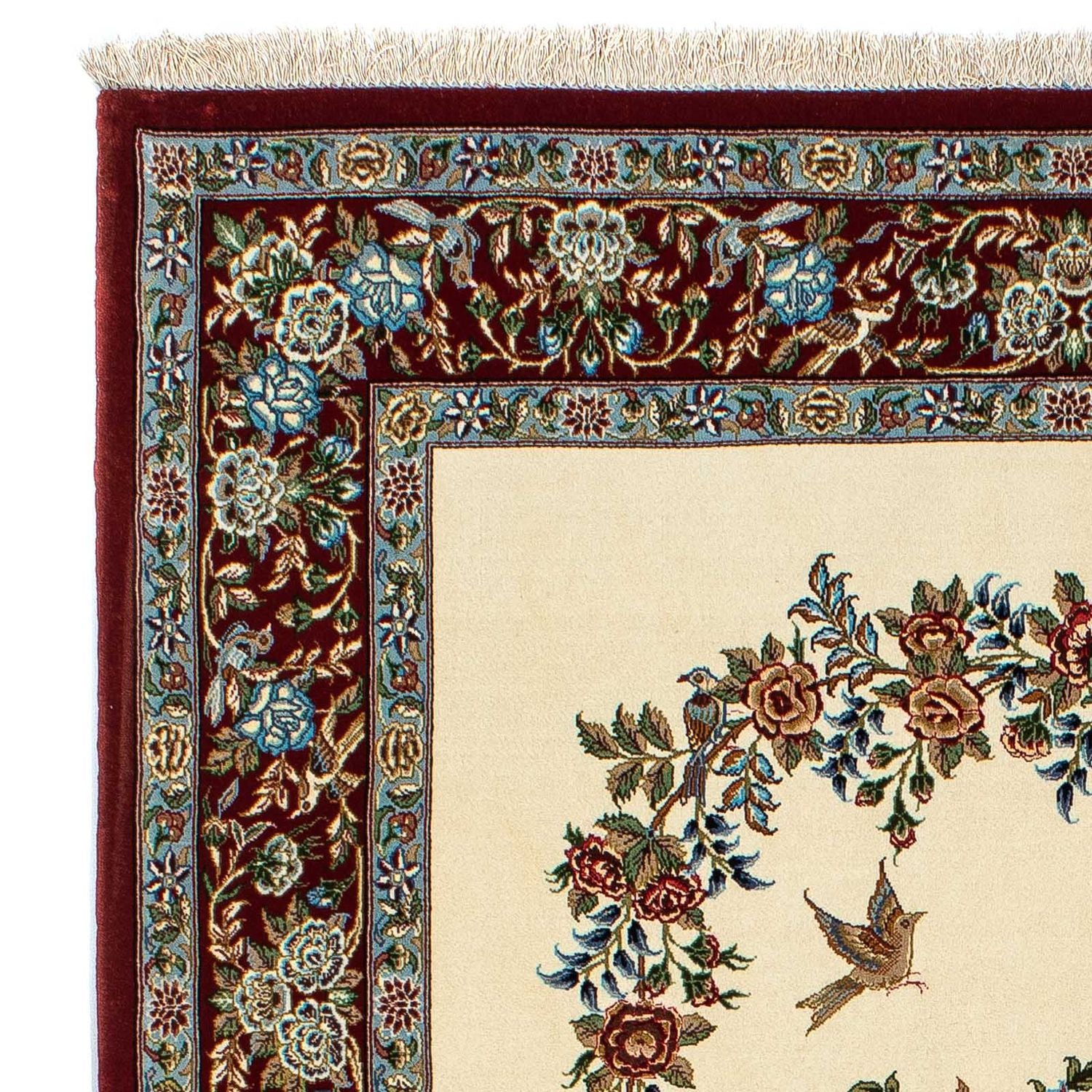 Persisk tæppe - Ghom - 205 x 135 cm - beige