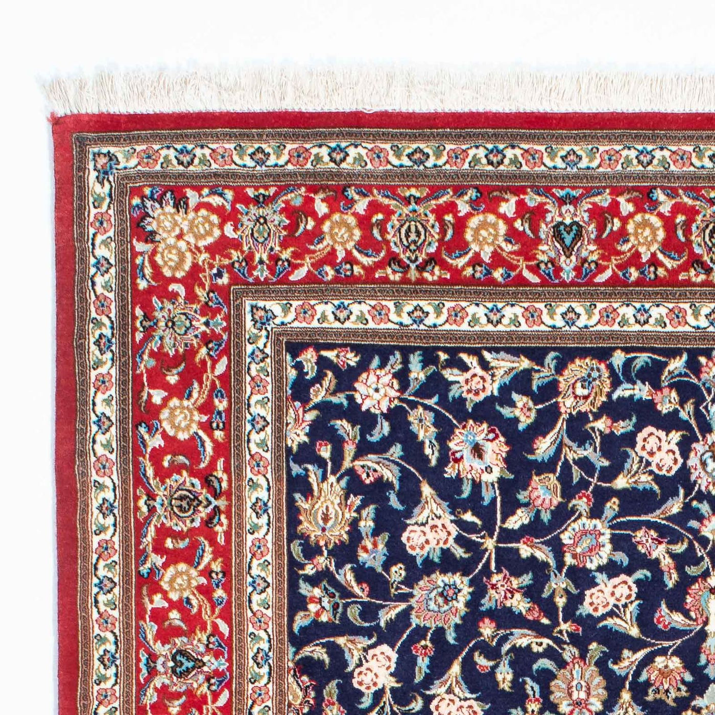 Qom Tæppe 200x130cm - Persisk tæppe
