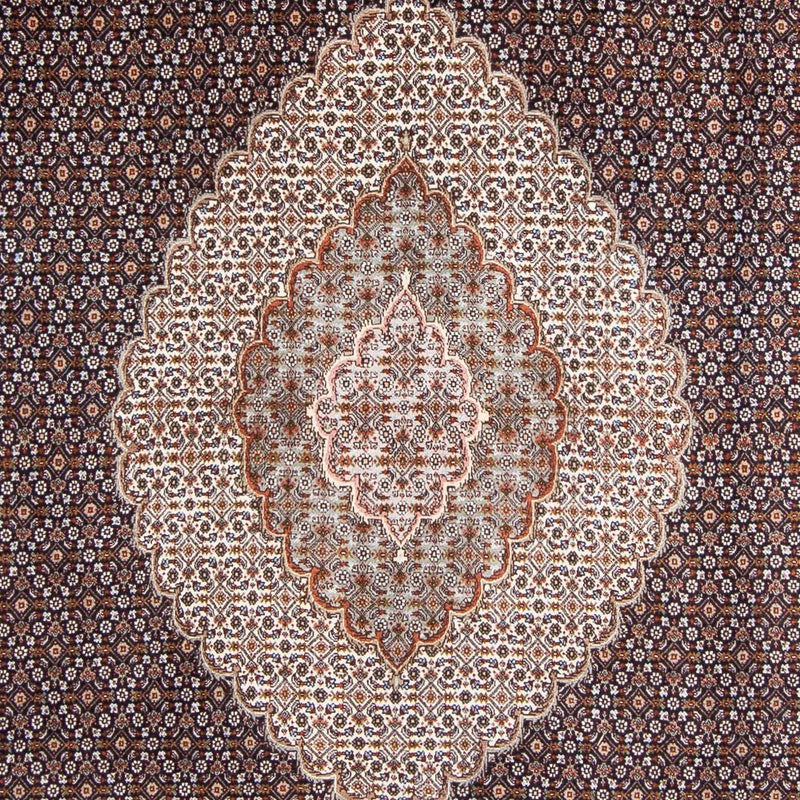 Persisk tæppe - Tabriz - 295 x 200 cm - mørkeblå